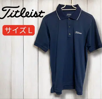 타이틀리스트 Titleist 네이비 폴로 셔츠 속건성 사이즈 L