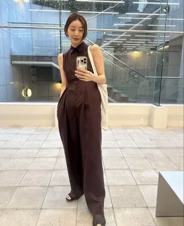 Linen Sleeveless Combinaison todayful