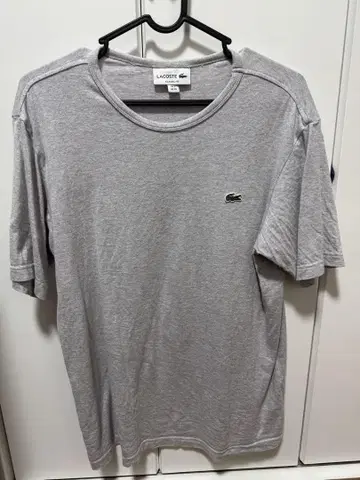 LACOSTE CLASSIC FIT 그레이 티셔츠 US XS
