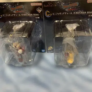 Disney FANTASIA 1번 쿠지 C상 미니 피규어 2점 세트