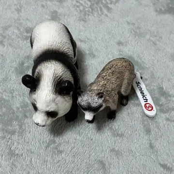 슐라이히 아라이 팬더 피규어 2개 세트