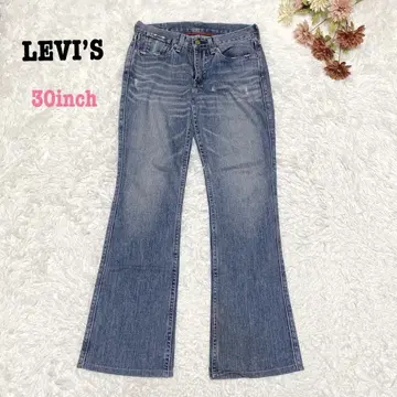 s.1196 [리바이스] 여성용 데님 청바지 플레어 밑단 30인치