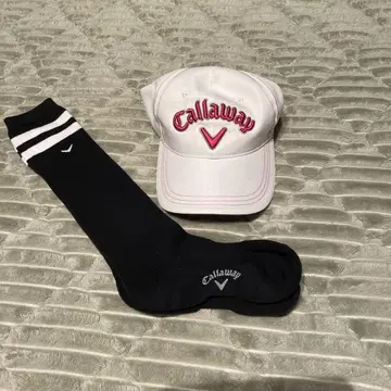 [미사용 새상품] Callaway 캡 & 삭스 세트