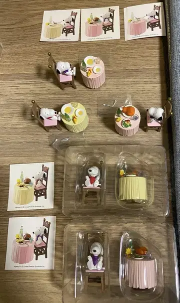 스누피 피규어 묶음 판매 5체만 낱개 판매 불가