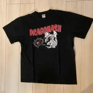 DRAGONASH 드래곤 그래픽 T셔츠 XL 블랙