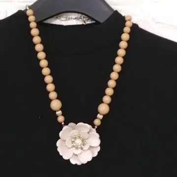 미사용 Jill Stuart 플라워 모티브 목걸이