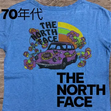 레어! THE NORTH FACE 70년대 티셔츠 블루스 무당벌레