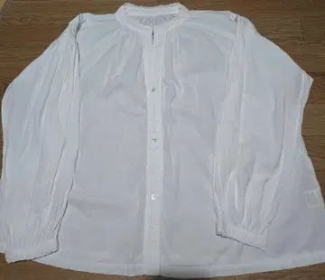 nest Robe 화이트 긴팔 블라우스 레이스