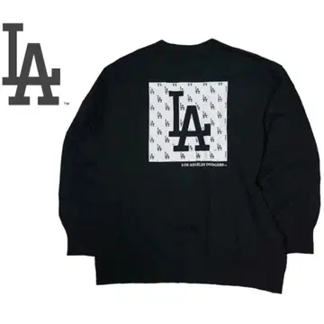 새상품 미사용 LOS ANGELES DODGERS 블랙 맨투맨