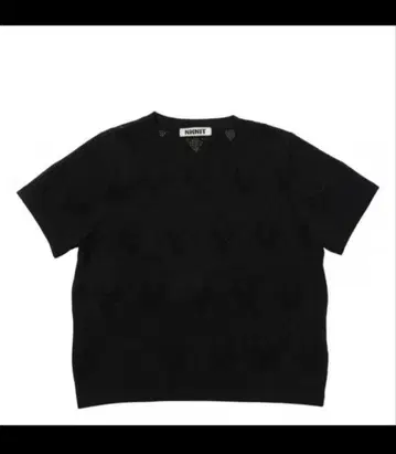 NKNIT mesh knit T-shirt