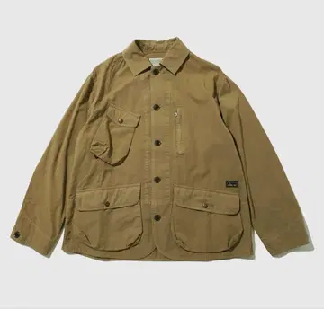 HEMP UTILITY JACKET BROWN OAK
