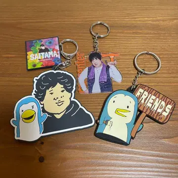 오카자키 타니쿠 키링 캔뱃지