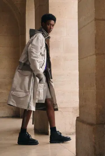 초레어!! sacai 22ss Nylon Twill Mix Coat