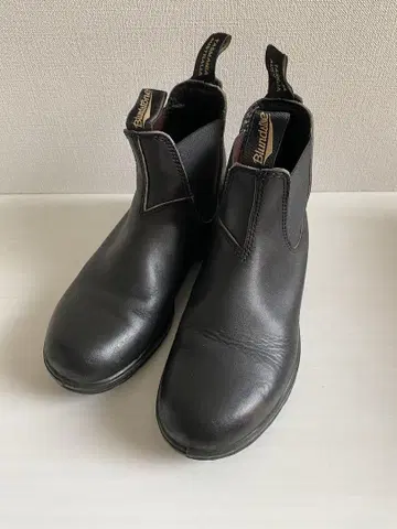Blundstone 블랙 사이드 고어 부츠 사이즈 표기 5
