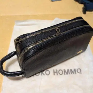 블랙 가죽 클러치백 미사용 새상품