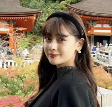Chapeau d' O 벨로아 Headband 벨로아 머리띠