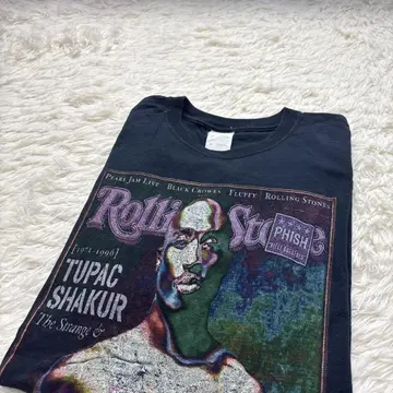 TUPAC SHAKUR 그래픽 티셔츠