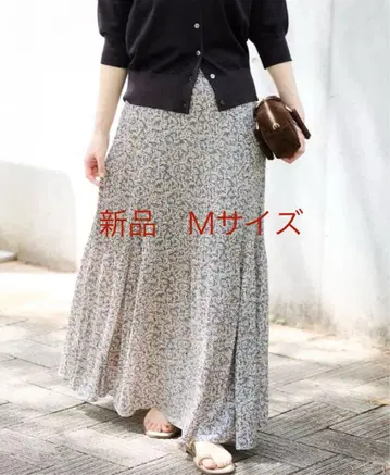 새상품 IENA 뮈게 패턴 페이드 플리츠 스커트 38 (M) 사이즈