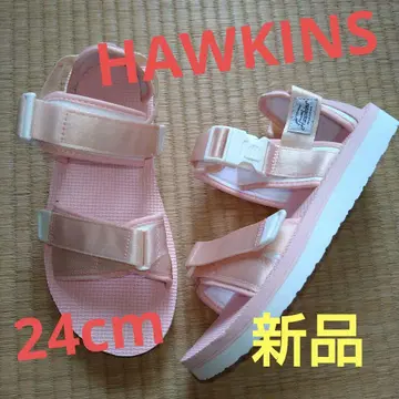 새상품 HAWKINS 핑크 스트랩 샌들 24cm