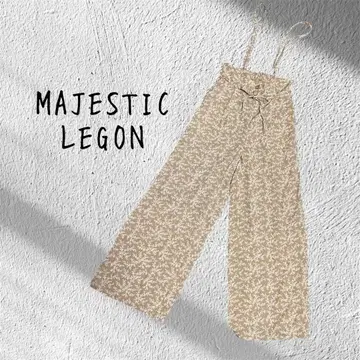 MAJESTIC LEGON 마제스틱 레곤 꽃무늬 살로펫 베이지