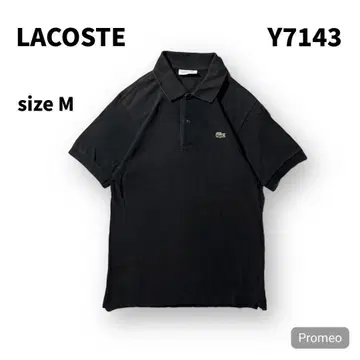[즉시 구매 OK] LACOSTE 반팔 피케 셔츠 사이즈 M 블랙