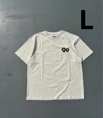 9090 90 Logo Tee heather white size L