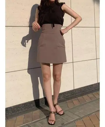하이웨스트 스커트 숏 팬츠