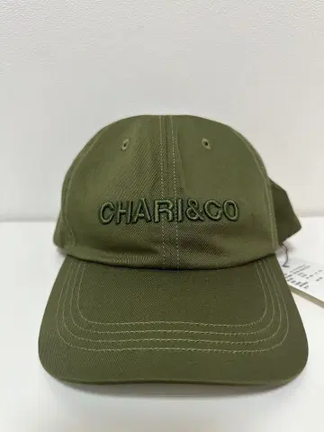 CHARI&CO 캡 올리브 차리앤코 야구 모자
