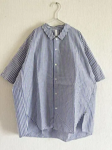 NATURAL LAUNDRY 반팔 롱 셔츠