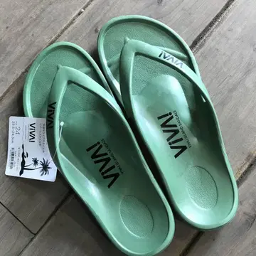 VIVA 비바 비치 샌들 24cm 카키 일본제