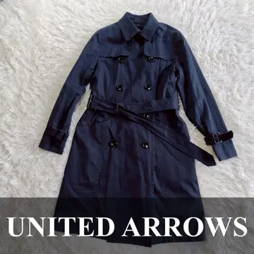 [UNITED ARROWS] 네이비 트렌치코트 사이즈 38