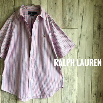 Ralph Lauren 랄프 로렌 스트라이프 반팔 버튼 다운 셔츠