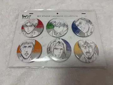 진격의 거인 WIT STUDIO 캔뱃지 컬렉션 6종 세트 C