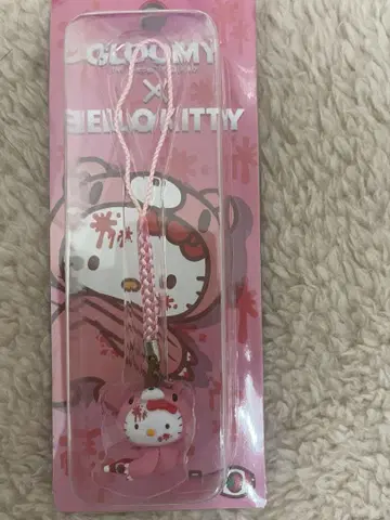 레어! Gloomy Bear x Hello Kitty 스트랩