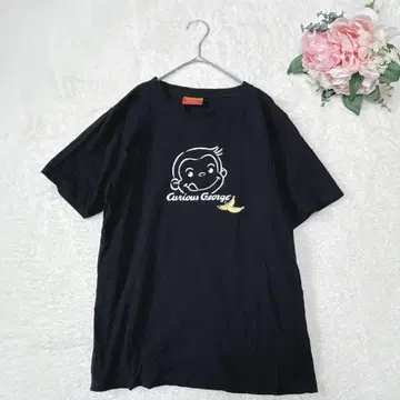 오자루의 조지 반팔 티셔츠 면 100% 블랙