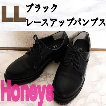 새상품급 허니즈 블랙 레이스업 펌프스 LL GU GRL
