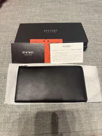 STATUSY 블랙 장지갑 il modo Air (일 모드 에어)