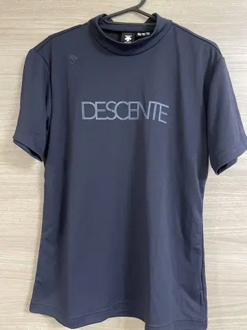 DESCENTE 남성용 골프 셔츠 L 네이비
