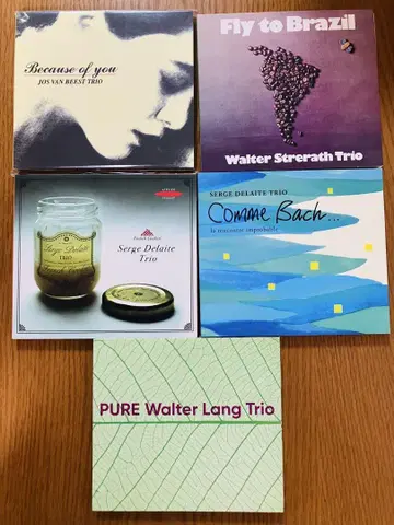 재즈 CD 컬렉션 - 4장 세트, 설명서는 오른쪽 상단 1장만