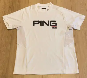 PING 핑 남성용 골프웨어 티셔츠 반팔 화이트