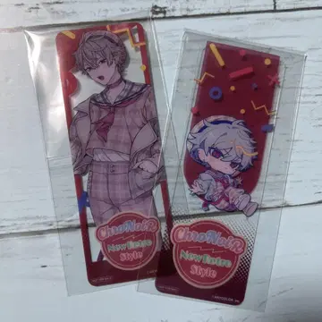 ChroNoiR 뉴 레트로 스타일 HMV 특전 클리어 책갈피 쿠즈하 세트