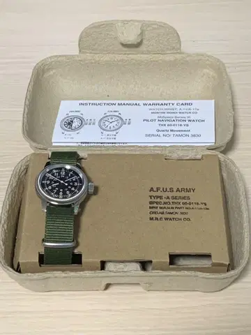 M.R.M.W. Montre Roroi Military type a-17