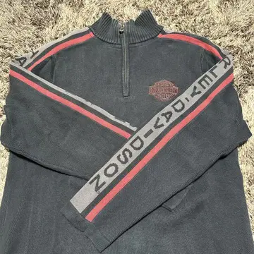 Harley-Davidson 하프 지퍼 니트