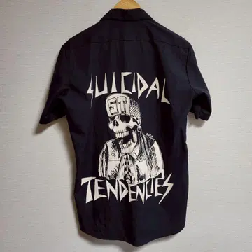 Dickies x SUICIDAL TENDENCIES 워크 셔츠 스컬