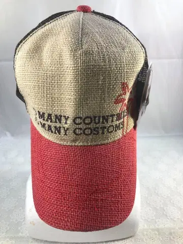 CASTANO 모자 캡 메쉬 트래커 캡 빨간색/베이지/블랙