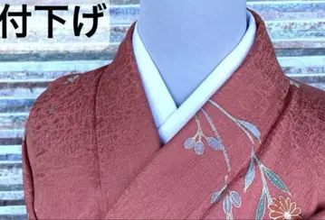 꽃무늬 순수 실크 츠케사게 화장 66