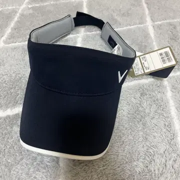 새상품 미사용 Callaway 네이비 바이저 프리 사이즈