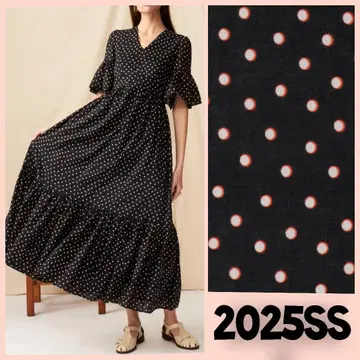 MARIHA 스즈란 드레스 New Moon Red & Black