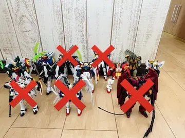 HG 건담W 7체 세트 정크 조립 완료