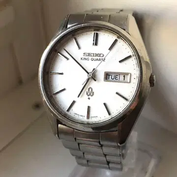 SEIKO KING QUARTZ 배터리 새상품 빈티지 킹쿼츠 손목시계